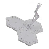 Maxbell Action Figure Stand Bracket for 1/144 HG RG 1/100 MG   Models White