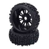 6xRC Car Wheel Rim Tyres 1/8 RC Truggy Truck Accessory Climbing Rock Crawler