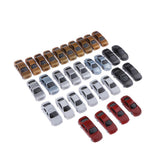 Maxbell 2x30pcs Painted Model Cars Building Train Layout N Scale 1:150