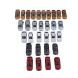 Maxbell 2x30pcs Painted Model Cars Building Train Layout N Scale 1:150