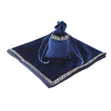 6Pieces Tarot Card Table Cloth Tapestry Board Game Divination Wicca Bag