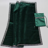 6Pieces Tarot Card Table Cloth Tapestry Board Game Divination Wicca Bag