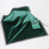 6Pieces Tarot Card Table Cloth Tapestry Board Game Divination Wicca Bag