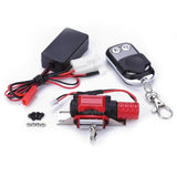3xRC Winch & Remote Controller Receiver for 1/10 Axial SCX10 TRX4 D90 TF2 CC01