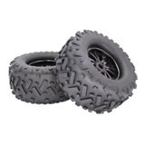 Maxbell 8Pcs 17mm Wheel Rim Tire Tyres 170mm for 1/8 RC  RC Monster Trucks