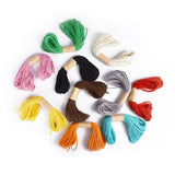 Maxbell 10 Rolls 2mm Jute Twine String Rope Jute Cord for DIY Crafts Gift Wrapping