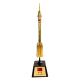 Maxbell Diecast 1:220 Alloy Rocket Model Chinese Long March 2 CZ-2 Rocket Launch Toy