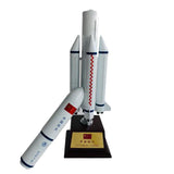 Maxbell Diecast 1:300 Alloy Rocket Model Chinese Long March 5 CZ-5 Rocket Launch Toy