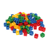 Maxbell 200x Early Education Baby Gifts  Math Link Cubes 4-Color