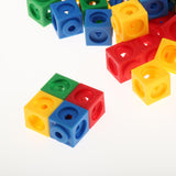 Maxbell 200x Early Education Baby Gifts  Math Link Cubes 4-Color