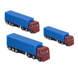 5pcs Painted Model Cars Truck Toys Building Train Layout Scale HO (1 to 100)