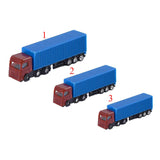 5pcs Painted Model Cars Truck Toys Building Train Layout Scale HO (1 to 100)