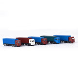 5pcs Painted Model Cars Truck Toys Building Train Layout Scale HO (1 to 100)