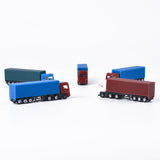 5pcs Painted Model Cars Truck Toys Building Train Layout Scale HO (1 to 100)