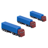 5pcs Painted Model Cars Truck Toys Building Train Layout Scale HO (1 to 100)