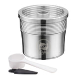 Maxbell Stainless Steel Reusable Coffee Milk Frother Capsule Cup Filter for Illy