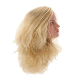 Maxbell 1/6 Female Head Carved Sculpt with Hair for 12inch Action Figure Body Part B