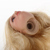 Maxbell 1/6 Female Head Carved Sculpt with Hair for 12inch Action Figure Body Part B