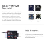 Maxbell T8S Handle Remote Controller 2.4G Receiver RC for FPV Drone Parts