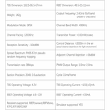 Maxbell T8S Handle Remote Controller 2.4G Receiver RC for FPV Drone Parts