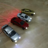 Maxbell 5pcs Painted Model Car Sandtable Accessories Parking Scenery Layout 1:75