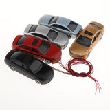 Maxbell 5pcs Painted Model Car Sandtable Accessories Parking Scenery Layout 1:75
