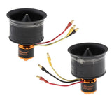 Maxbell 50mm Duct Fan 12 Blade Brushless Motor for RC Model EDF Aircraft Accessories