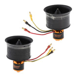 Maxbell 50mm Duct Fan 12 Blade Brushless Motor for RC Model EDF Aircraft Accessories