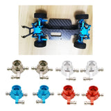 Maxbell RC Car Steering Rear Hub Carrier for 1/28 WLtoys K969 K989 Kits Blue