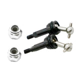 Maxbell 2pcs Metal Drive Joint Shaft for 1/28 WLtoys K969 K989 P929 RC Car Titanium