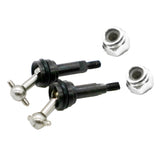 Maxbell 2pcs Metal Drive Joint Shaft for 1/28 WLtoys K969 K989 P929 RC Car Titanium