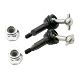 Maxbell 2pcs Metal Drive Joint Shaft for 1/28 WLtoys K969 K989 P929 RC Car Titanium