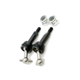 Maxbell 2pcs Metal Drive Joint Shaft for 1/28 WLtoys K969 K989 P929 RC Car Titanium