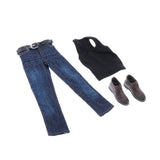 Maxbell 1/ Vest Jeans Set Male Suit for Action Figures sports vest set