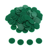 Maxbell 200pcs 25MM barreled Plastic Coin Chip money plane Boundless Green