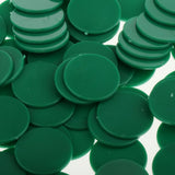 Maxbell 200pcs 25MM barreled Plastic Coin Chip money plane Boundless Green