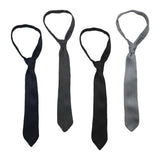 Maxbell 1/6 Scale Tie Necktie Neckwear for 12INCH Male Action Figure Black-white