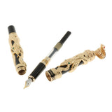 Maxbell Luxury Fountain Pen Gift Smooth Elegant Writing Calligraphy  Gold