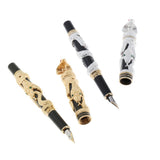 Maxbell Luxury Fountain Pen Gift Smooth Elegant Writing Calligraphy  Gold