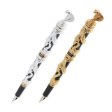 Maxbell Luxury Fountain Pen Gift Smooth Elegant Writing Calligraphy  Gold