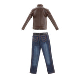 Maxbell 1/6 Scale Soldiers Trendy Leather Set for Phicen 12in Action Figure Doll C