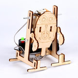 Maxbell 3D Wooden Puzzle Mechanical Model Robot DIY Craft Kits for Kids Adults