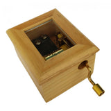 Maxbell Wooden Music Box w/ Hand Lever Exquisite Creative Crafts Decor Festive Gift