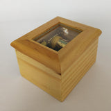 Maxbell Wooden Music Box w/ Hand Lever Exquisite Creative Crafts Decor Festive Gift