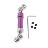 Maxbell Metal Rear Axle CVD Drive Shaft for 1/12 Wltoys 12428 12423 12628 Purple
