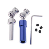 Maxbell Metal Rear Axle CVD Drive Shaft for 1/12 Wltoys 12428 12423 12628 Dark Blue