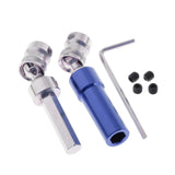 Maxbell Metal Rear Axle CVD Drive Shaft for 1/12 Wltoys 12428 12423 12628 Dark Blue