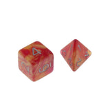 Maxbell Maxbell 7pcs Polyhedral Dice D4 D6 D8 D10 D12 D20 for DnD RPG Games Red Yellow