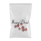 Maxbell Maxbell 7pcs Polyhedral Dice D4 D6 D8 D10 D12 D20 for DnD RPG Games Red Yellow