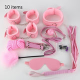 10Pieces Exotic Accessories SM Sex Toys for Women/Couples Adult Games Pink